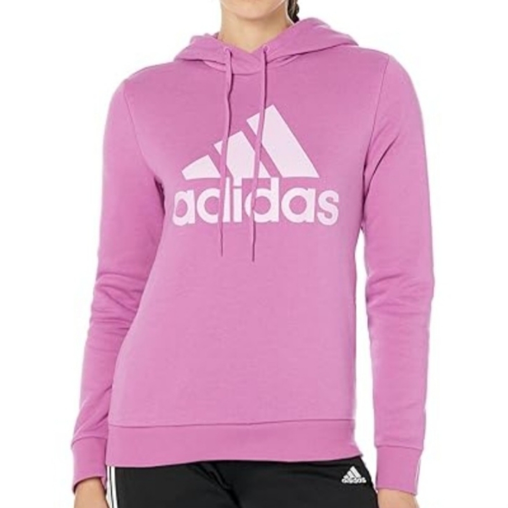 Adidas Women's Lilac Purple  Logo Hoodie Size M
